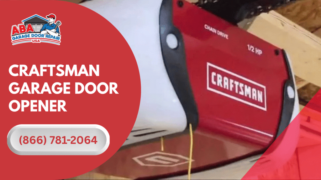 Craftsman garage door opener