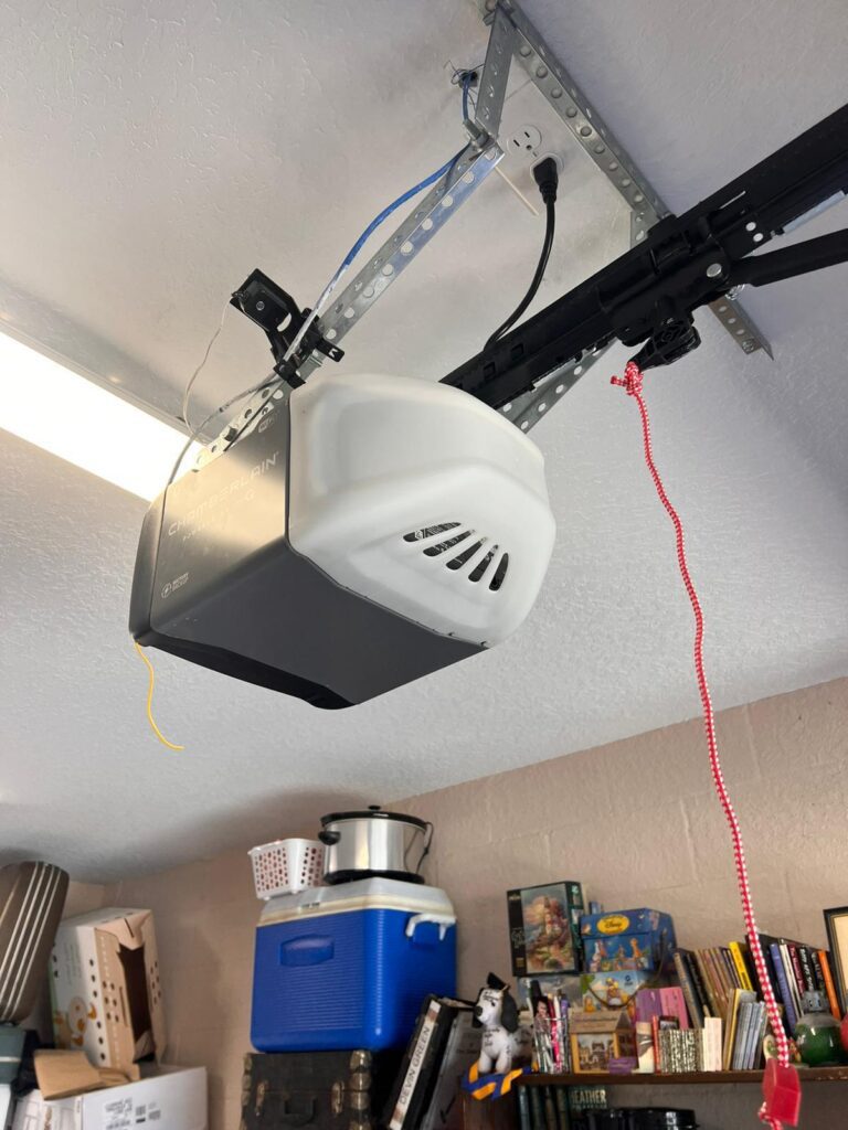 side mount garage door opener
