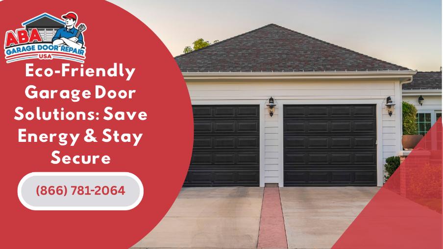 Eco-Friendly Garage Door